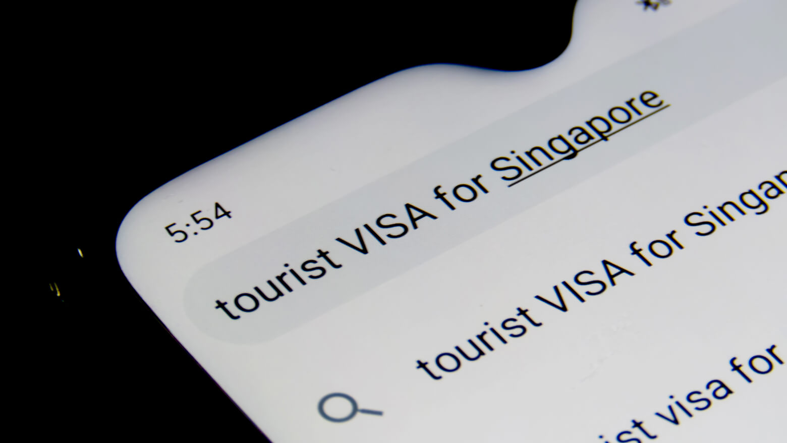 Visa required for travelling to Singapore